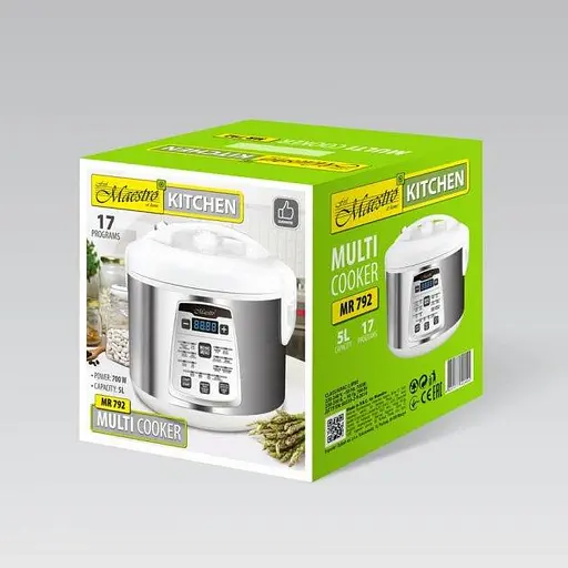 Багатофункціональна універсальна мультиварка Maestro MR-792 17 програм з антипригарним покриттям - фото 4