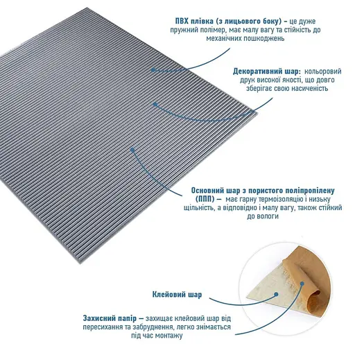 Панель 3D 700х700х4мм Серебро SW-00001952 - фото 2