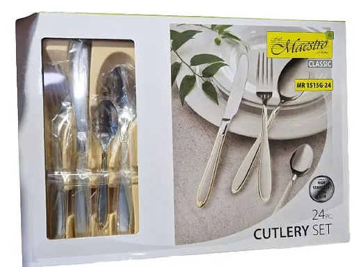 Набор столовых приборов Maestro MR-1515G 24 предмета - фото 6