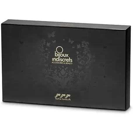 Пухнасті наручники Bijoux Indiscrets Za za zu - feahter handcuffs, пір'яні, подарункова упаковка - фото 3