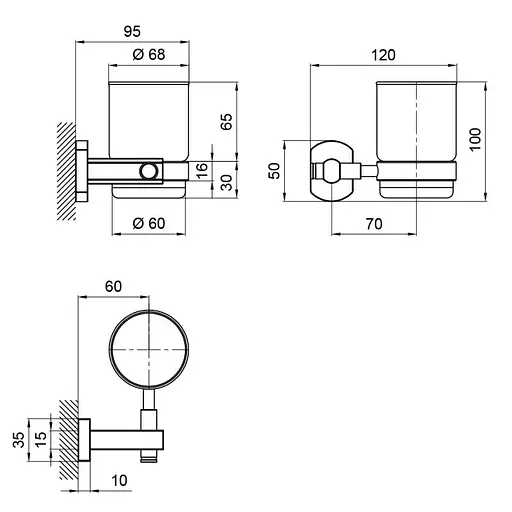 Склянка Qtap Liberty BLM 1158 чорний матовий - фото 2