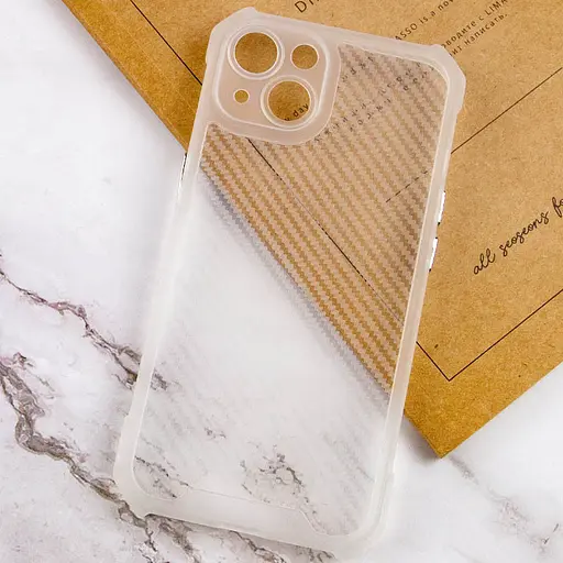 Чохол Epik TPU Ease Carbon color series для Apple iPhone 13, 6.1 Матовий/Прозорий - фото 3