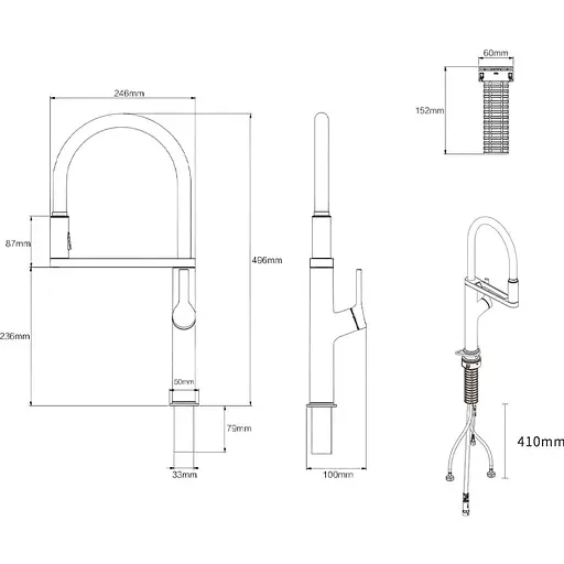 Змішувач для умивальника DiiiB DXCF004-T [136954] - фото 5