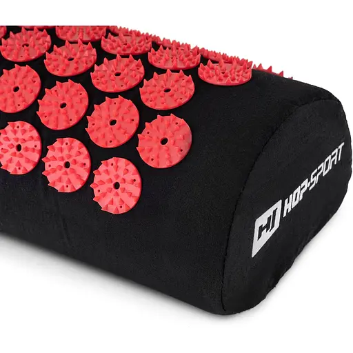 Подушка для акупунктуры Hop-Sport HS-C037AP (Аппликатор Кузнецова) черно-красная - фото 4