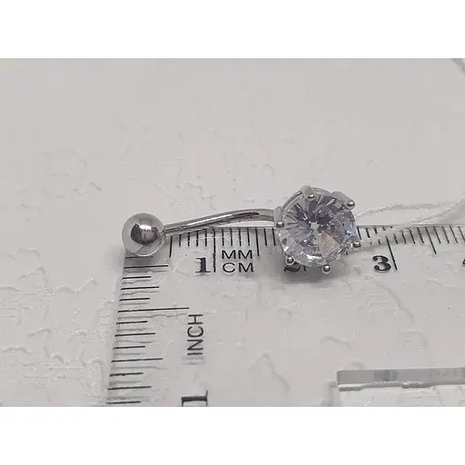 Срібна сережка для пірсингу пупка Silvex 925. ПР2Ф/027 - фото 3