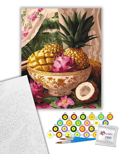 Набір для розпису ArtCraft Тропічні дари 40х50 см (12058-AC) - фото 2