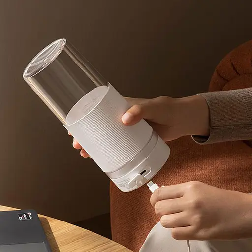 Фітнес-блендер Xiaomi MiJia Portable Juicer Cup 2 (MJZZB02PL) White - фото 3