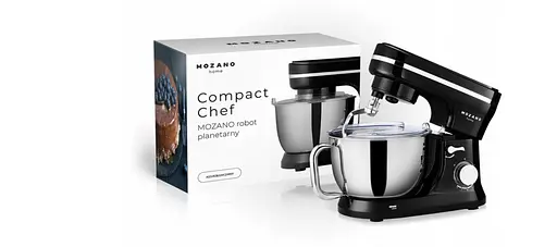 Кухонный комбайн Mozano Compact Chef планетарный 4,5 л 8 скоростей 1700 Вт - фото 8