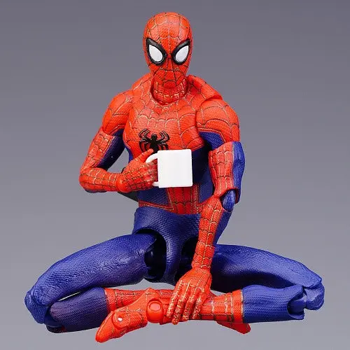 Рухома колекційна фігурка Spider-Man: Into the Spiderverse Піте Б. Паркер - фото 10