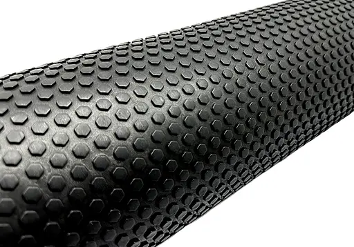 Массажный ролик EasyFit Foam Roller 90 см Черный (EF-2034-BK) - фото 2