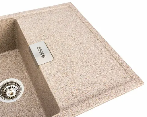 Кухонна мийка Platinum 8650 DIAMOND карамель (SP000039165) - фото 7