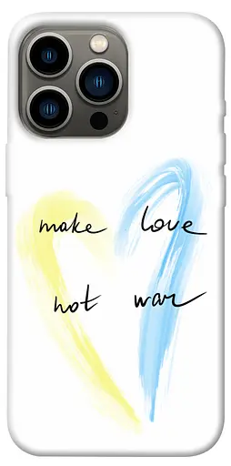TPU чохол Make love not war - фото 1