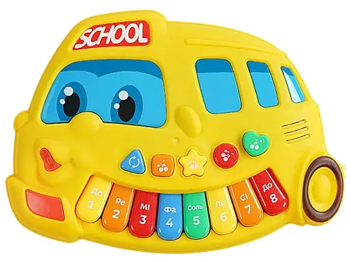 Пианино музыкальное WToys Автобус