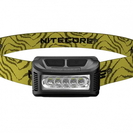 Налобний ліхтар Nitecore NU10 USB з білим та червоним світлом (Чорний) - фото 4