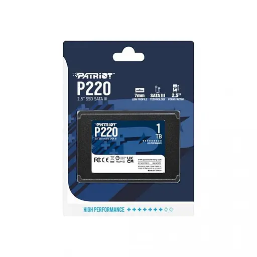 SSD-накопитель Patriot P220 1 ТБ (P220S1TB25) - фото 4