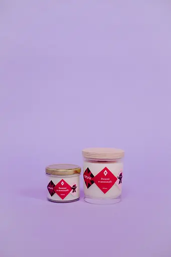 Свічка Вишня в шоколаді 250 мл, 30 год 130 мл - фото 7