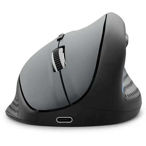 Вертикальна миша бездротова E-YOOSO X45 2.4 gHz Bluetooth Чорний - фото 2