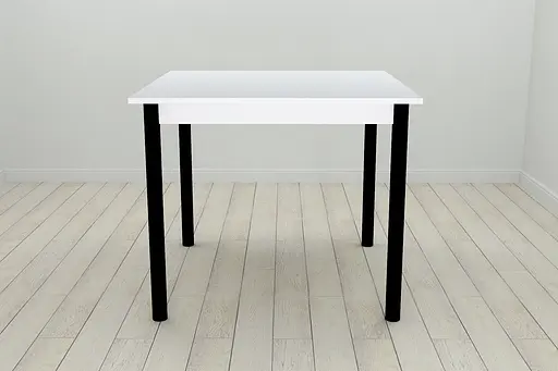 Стіл кухонний Ferrum-decor Агата 75x90x90 Чорний ДСП Біле 16мм (FRD-106263) - фото 4