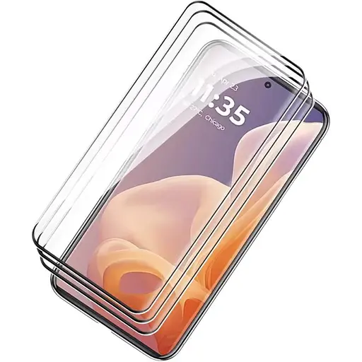 Защитное стекло DK для Motorola Edge 2023/Edge 40 3D Full Glue 017301 black 3 шт.