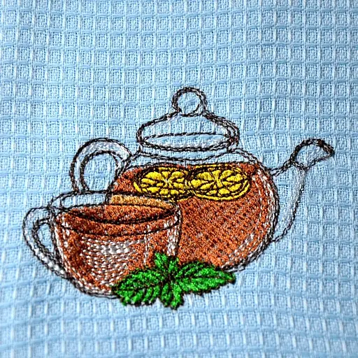 Набір рушників Ярослав Сувенірні №5 Чай з лимоном 45х75 см 2 шт. (57113) - фото 3