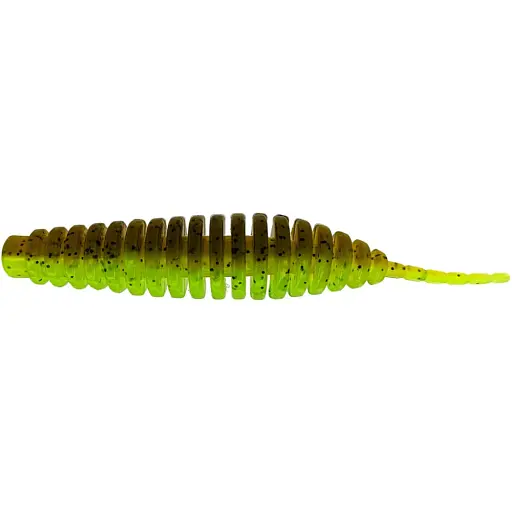Силікон FishUP Tanta 3" #204 Green Pumpkin/Chartreuse (6 шт/уп)