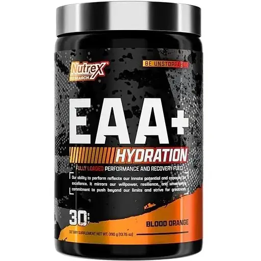 Амінокислота Nutrex Research EAA+ Hydration, 390 грам - Червоний апельсин