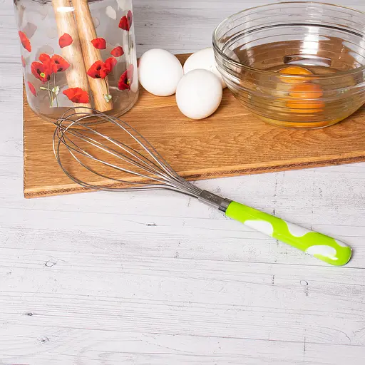 Венчик кухонный с керамической ручкой 29 см, Kitchen Master Салатовый 85767 - фото 3