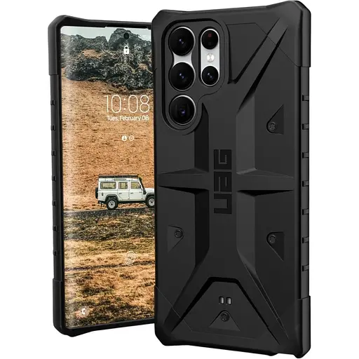 Оригінальний протиударний чохол UAG Pathfinder для Samsung Galaxy S22 Ultra (6.8") Black (213447114040)