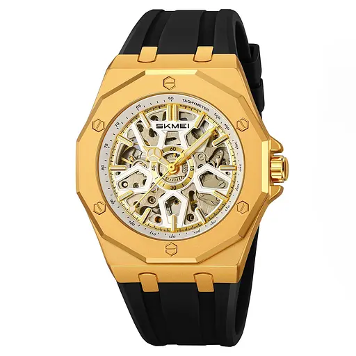 Наручний годинник чоловічий M036PGD Gold Steel Skmei acs0030874 - фото 1