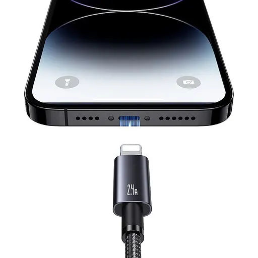 Кабель Usams US-SJ667 USB-A to Lightning 2.4A 1.2m Tarnish (SJ663USB01) [138993] - фото 5