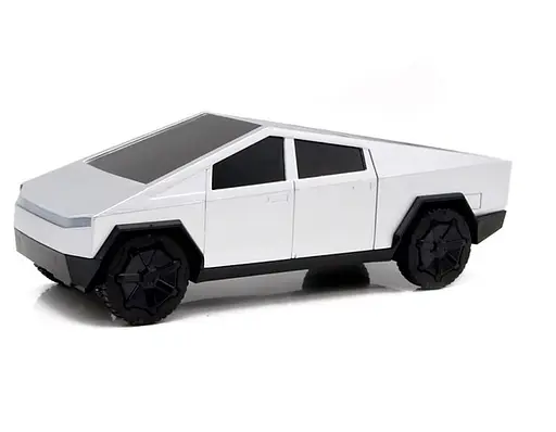 Машина на радіокеруванні Tesla Cybertruc 9076 підсвічування  музика USB-кабель беззвучний режим в коробці 3.7 Вт Сірий - фото 3