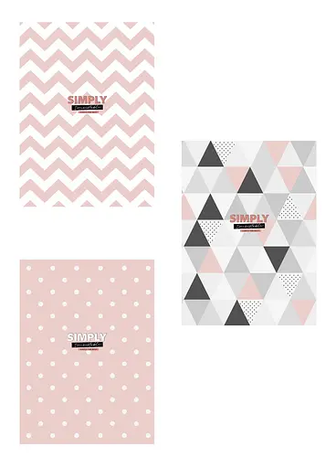 Комплект 3 шт загальних зошитів. Зошит Школярик А4 80 арк. у лінію 5214 4823088229479 - фото 1