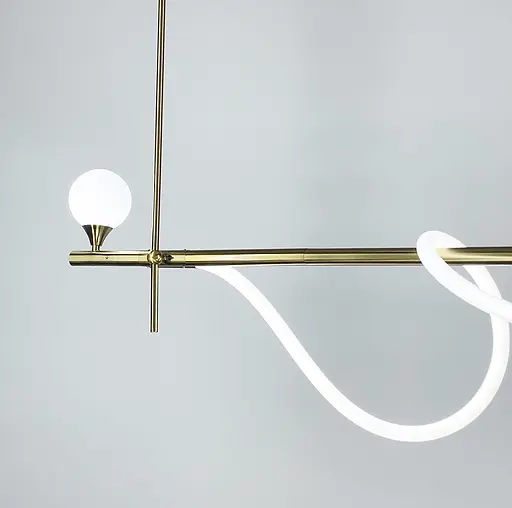 Современная удлиненная люстра Sniki Line.F Длина 120 см - фото 4