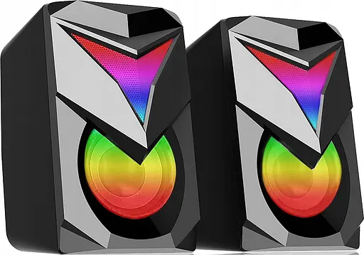 Акустическая система Redragon Toccata GS700 11W (2.1) RGB USB (Черный) - фото 4