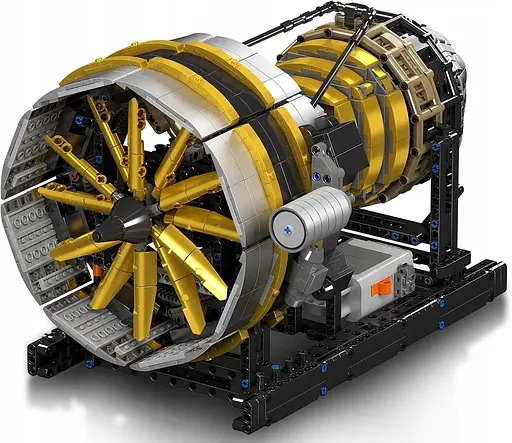 Конструктор авіаційний двигун Mould King Motorised Turbine Engine  для дітей та дорослих  2256 деталей - фото 4