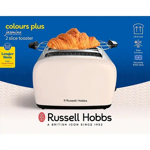Тостер  Russell Hobbs Colours Plus 2S Jasmine 1670 Вт (26930-56) - фото 8