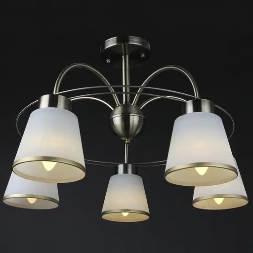 Люстра стельова Brille E27 60W BZ (LK-524C/5) - фото 2