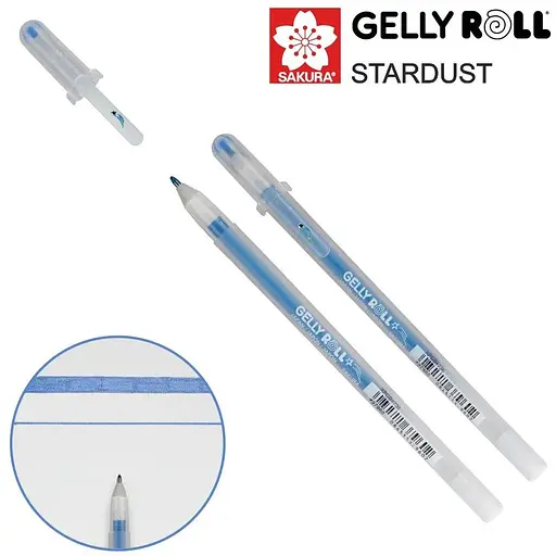 Ручка гелевая Sakura Stardust Gelly Roll Бирюзовый - фото 2