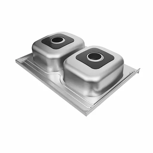 Кухонная мойка из нержавеющей стали Platinum сатин 8060D (0,7/180 мм), Satin - фото 5