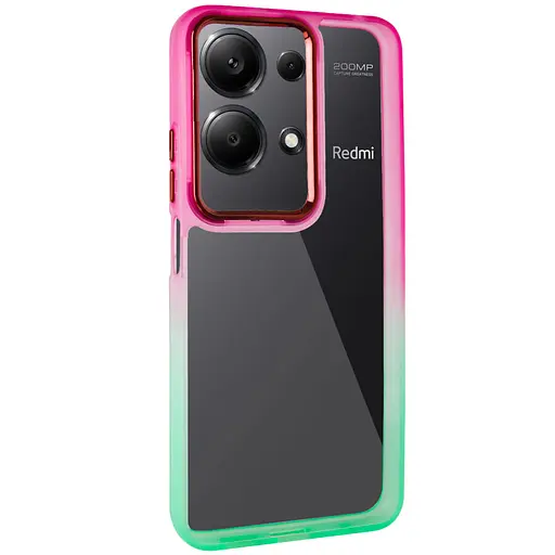 Чохол Epik TPU+PC Fresh sip series для Xiaomi Redmi Note 13 Pro 4G/Poco M6 Pro 4G/Note 14S Салатовий/Рожевий