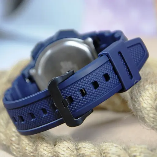 Мужские спортивные часы наручные электронные синие оригинальные Casio Collection AE-1000W-2AVEF - фото 4