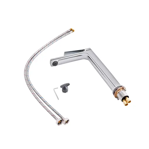 Змішувач для раковини Qtap Slavonice високий QTSLV10H42103C Chrome - фото 3