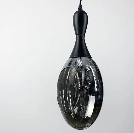 Підвісний світильник з видовженим плафоном двох кольорів | Арт. 11813/1 | Line F - фото 6