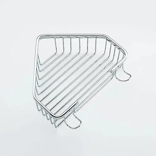 Полиця кутова Frap F351, 240x80 мм, нержавіюча сталь, Хром - фото 4