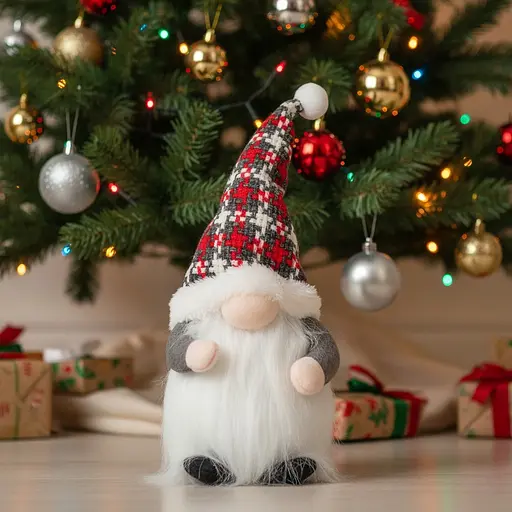 Прикраса декоративна Qingdao Article LED Гном бородатий 32 см в асортименті - фото 3