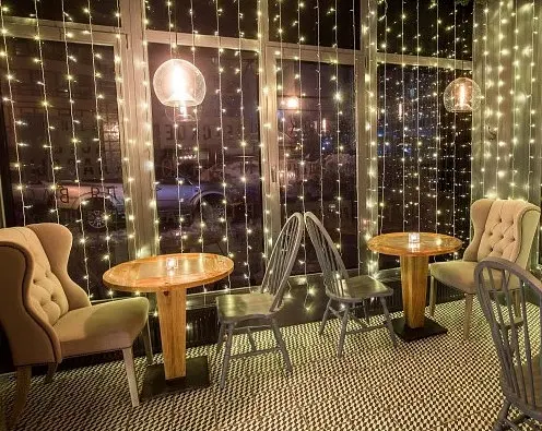 Светодиодная гирлянда Штора 3х3м 400 LED Теплый белый - фото 7