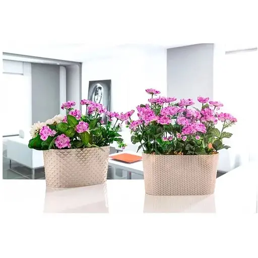 Вазон SUMELA 4.7l 290х154х148мм off-білий овальний - фото 2