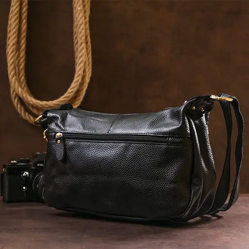 Сумка кожаная женская Vintage 30х20х9 см sum0020311 - фото 8