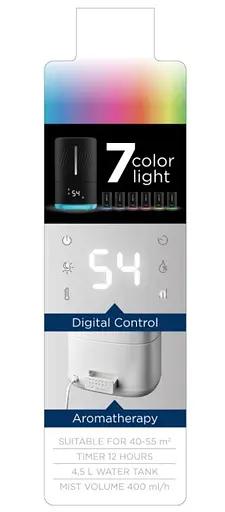 Ультразвуковий зволожувач повітря Concept ZV2010 з дифузором аромату - фото 3