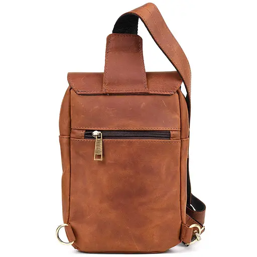 Шкіряна сумка-слінг Tarwa 18х27х4.5 см sum0025600 - фото 3